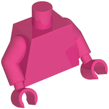 Torso, Dark Pink Arms, Dark Pink Hands [Plain]
