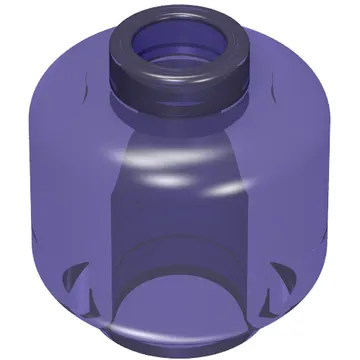 Minifig Head [Plain] [Vented Stud - 2 Holes]