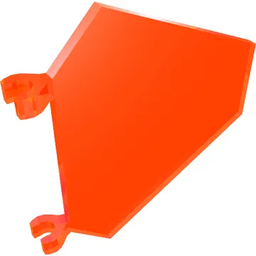 Flag 5 x 6 Hexagonal with U Clips