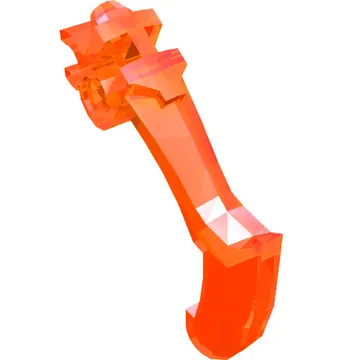 Large Figure Weapon Claw, Bent and Notched with Clip