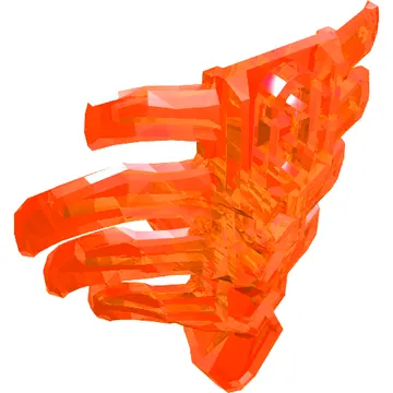 Large Figure Torso Cover, Armour, Ribbed