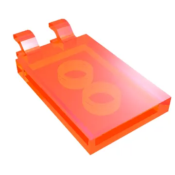 Tile Special 2 x 3 with 2 Clips [Thick Open O Clips]
