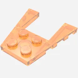 Wedge Plate 4 x 4 with 2 x 2 Cutout