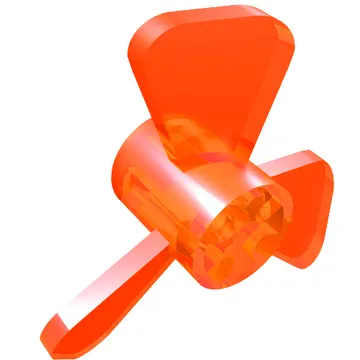 Propeller 3 Blade 3 Diameter with Axle Cross