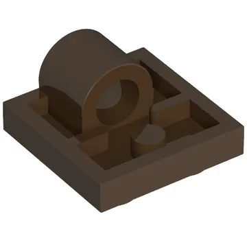 Plate Special 2 x 2 with 1 Pin Hole [Split Underside Ribs]