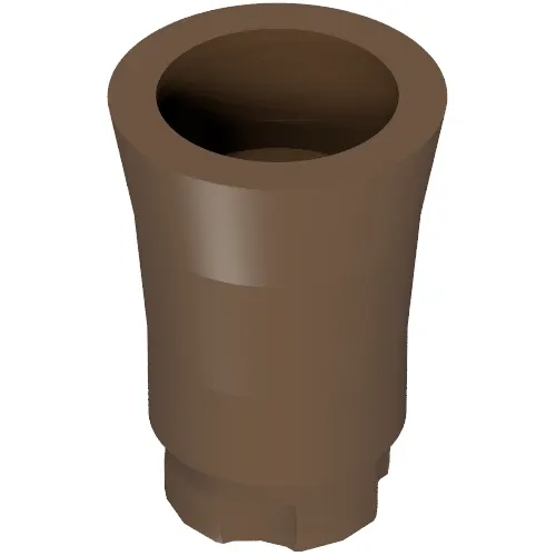 Plant, Palm Tree Trunk - Short Connector, no Axle Hole