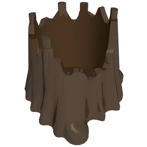 Plant, Tree 6 x 6 Hollow Stump