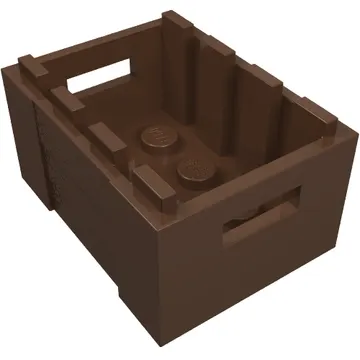 Box / Crate with Handholds 3 x 4 x 1 2/3