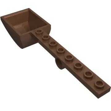 Launcher, with 1 x 8 Plate with Pin Hole and Bucket (Catapult)