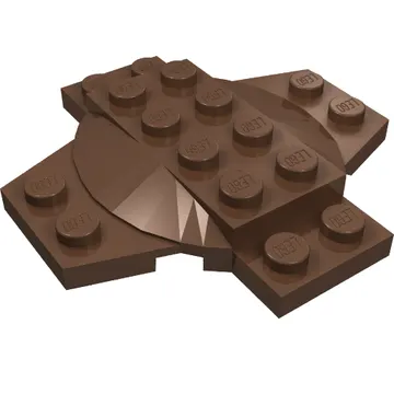 Plate Special 6 x 6 x 2/3 Cross with Dome