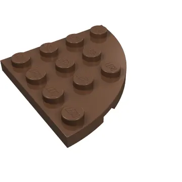 Plate Round Corner 4 x 4