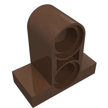 Technic Pin Connector Plate 1 x 2 x 1 2/3 [Two Holes On Top]