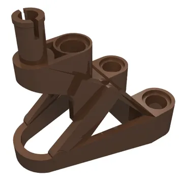 Large Figure Foot, 3 x 4 1/2 x 2 1/3 with Technic Pin Connector