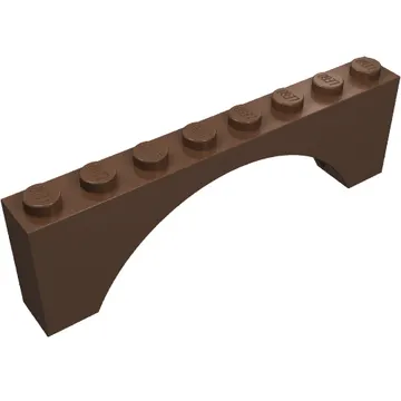 Brick Arch 1 x 8 x 2