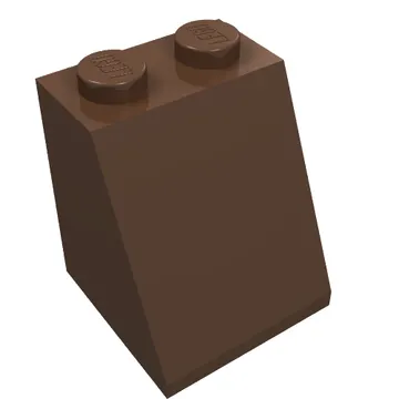 Brick Sloped 65° 2 x 2 x 2 Smooth without Bottom Tube