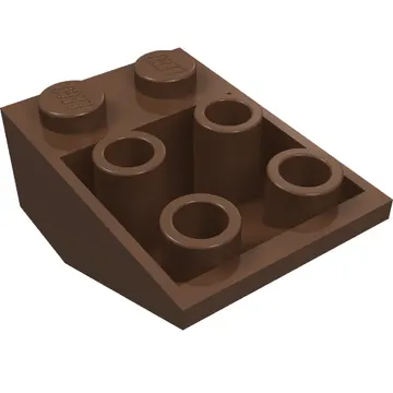 Brick Sloped Inverted 33° 3 x 2, No Connections between Studs, Ovoid Bottom Pin