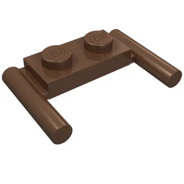 Plate Special 1 x 2 with Handles [Flat Ends / Low Attachment]