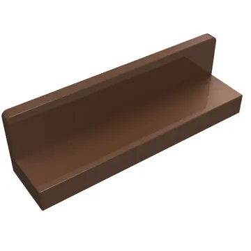 Panel 1 x 4 x 1 with Rounded Corners [Thick Wall]