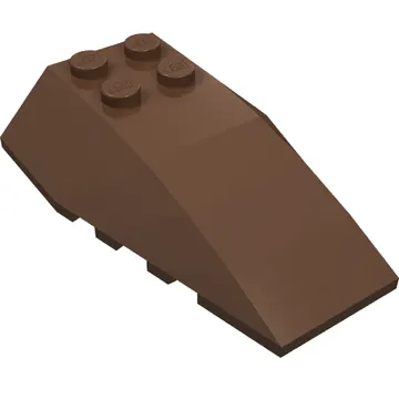 Brick Wedged, Curved 6 x 4 Triple