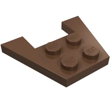 Wedge Plate 3 x 4 without Stud Notches