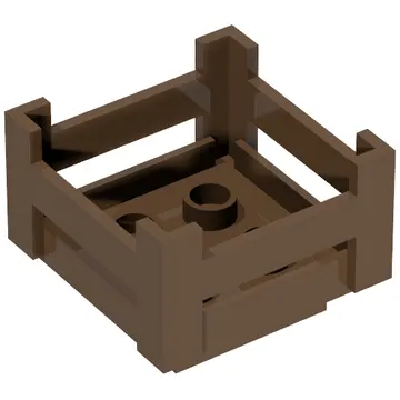 Duplo Container Wooden-Style Crate