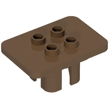Duplo Table 3 x 4 x 1 1/2 with 4 Top Studs