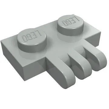Hinge Plate 1 x 2 with 3 Fingers On Side