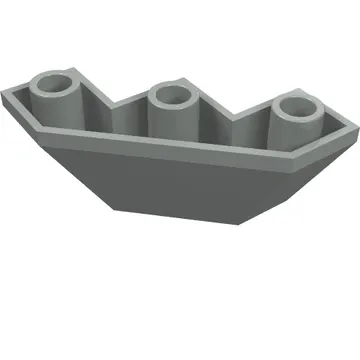 Brick Wedged, Sloped Inverted 3 x 3 x 2 Facet