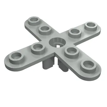 Propeller 4 Blade 5 Diameter with Rounded Ends, Open Hub