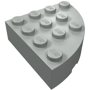 Brick Round Corner 4 x 4 Full Brick