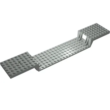 Vehicle Base, Train 6 x 34 Split-Level with Bottom Tubes