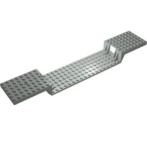 Vehicle Base, Train 6 x 34 Split-Level with Bottom Tubes