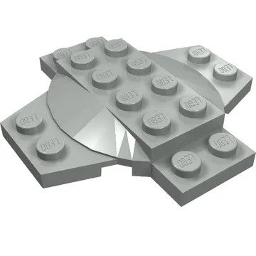 Plate Special 6 x 6 x 2/3 Cross with Dome
