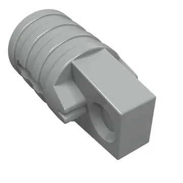 Hinge Cylinder 1 x 2 Locking with 1 Finger and Axle Hole On Ends