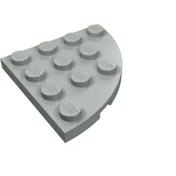Plate Round Corner 4 x 4