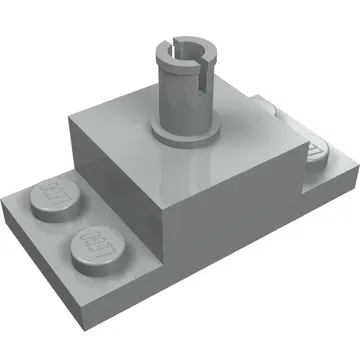 Brick Special 2 x 4, with 2 x 2 Brick with Top Pin and 1 x 2 Side Plates