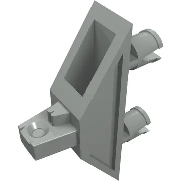 Technic Connector 3 x 1 x 4 with Two Pins and Click Hinge