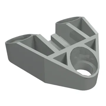 Technic Connector Block 3 x 3 Triangular with Axle, and Pin Hole