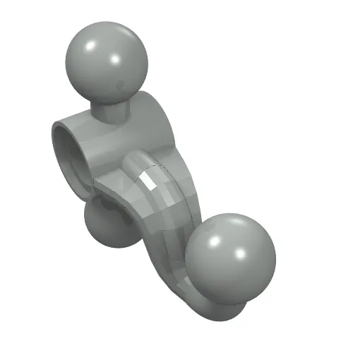 Technic Steering Gear with 3 Ball Joints