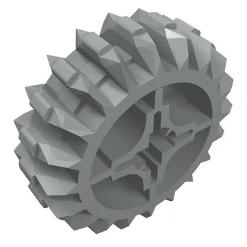 Technic Gear 20 Tooth Double Bevel with Axle Hole Type 2 [X Opening]