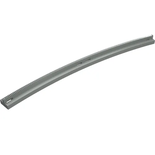 Vehicle Track, Train, Slotted Rail Curved Outside