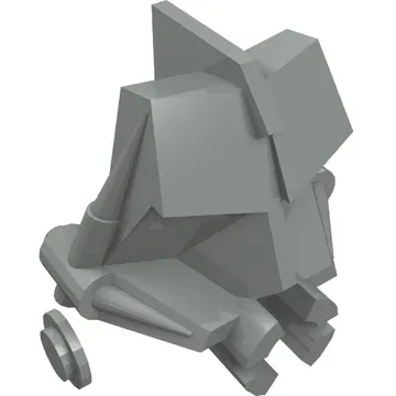 Large Figure Head Connector Block 3 x 4 x 1 2/3