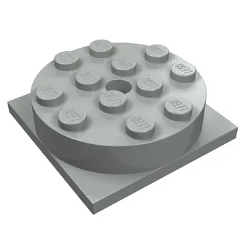 Turntable 4 x 4 Square Base with Top, Complete Assembly