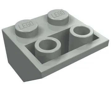 Brick Sloped Inverted 45° 2 x 2 [Ovoid Bottom Pin, Bar-sized Stud Holes]