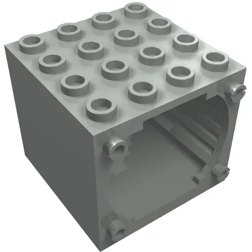 Motor Housing 4 x 4 x 3, 4.5V