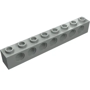 Technic Brick 1 x 8 [7 Pin Holes]