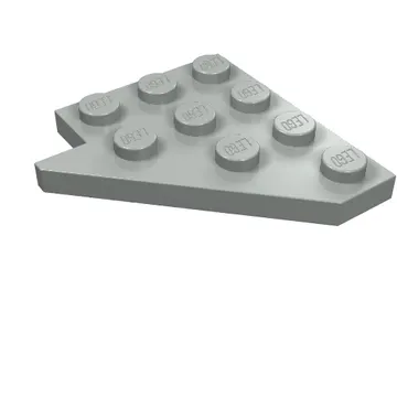 Wedge Plate 4 x 4 Wing Right