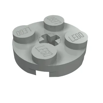 Plate Round 2 x 2 with Axle Hole Type 1 (+ Opening)