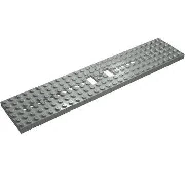 Vehicle Base, Train 6 x 28 with Two 1 x 2 Openings [3 Round Holes Each End]
