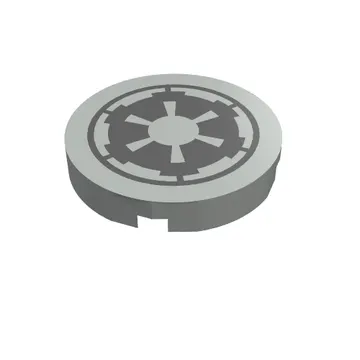 Tile Round 2 x 2 with Imperial Logo Print